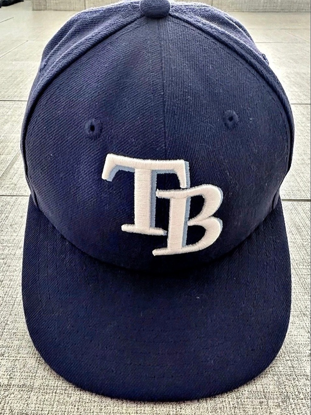 Tampa Bay Rays New Era 59FIFTY Youth Fitted Hat Size 6 3/8